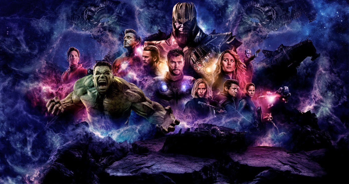 Avengers Endgame poster cosmico, 1392x733 720p, Monitor Gaming