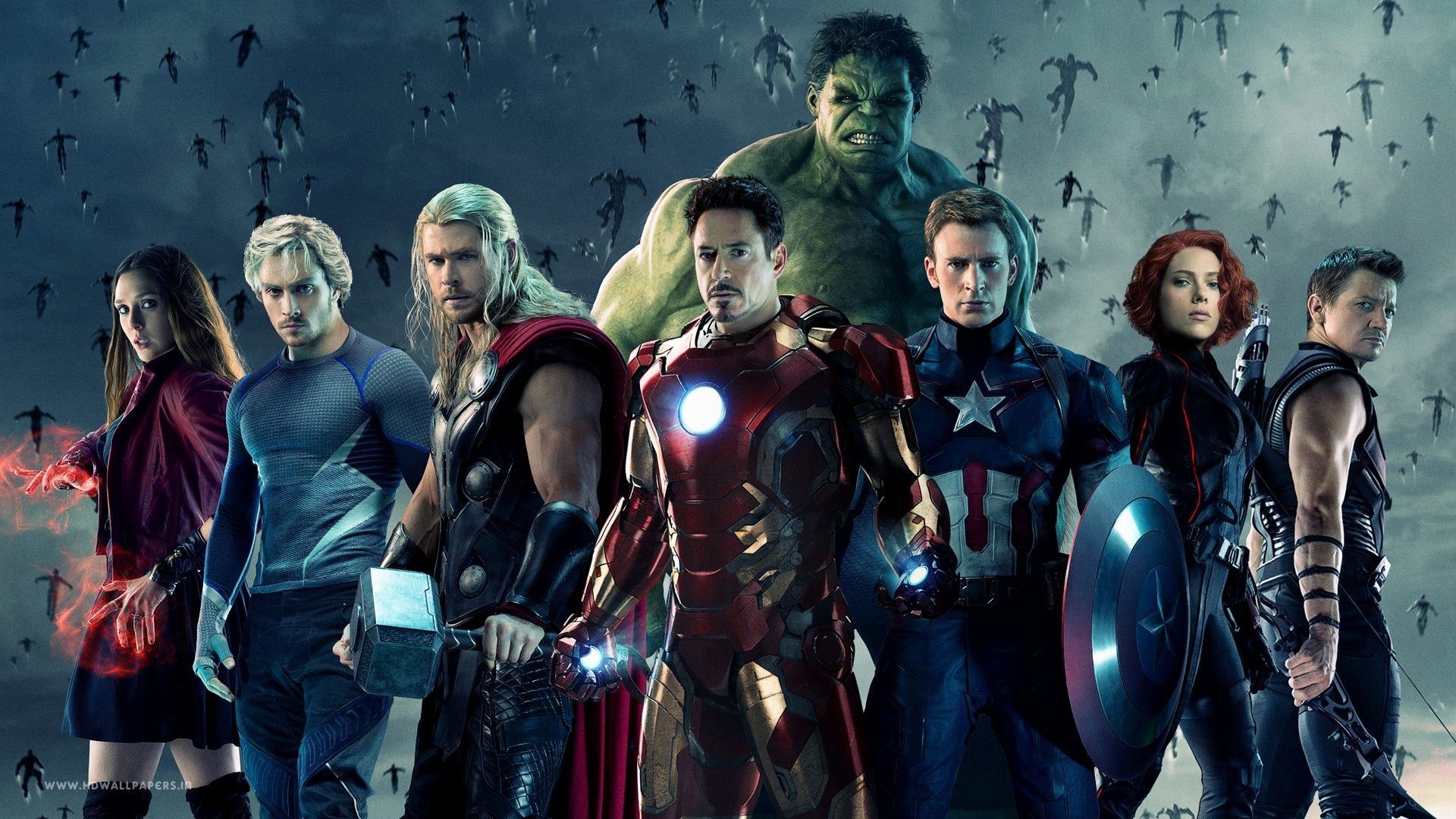 Avengers gruppo eroi Marvel, 1920x1080 1080p, PC