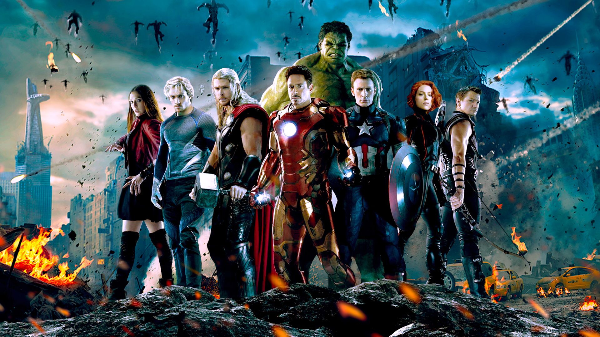 Avengers gruppo supereroi Marvel, 1920x1080 1080p, PC Desktop