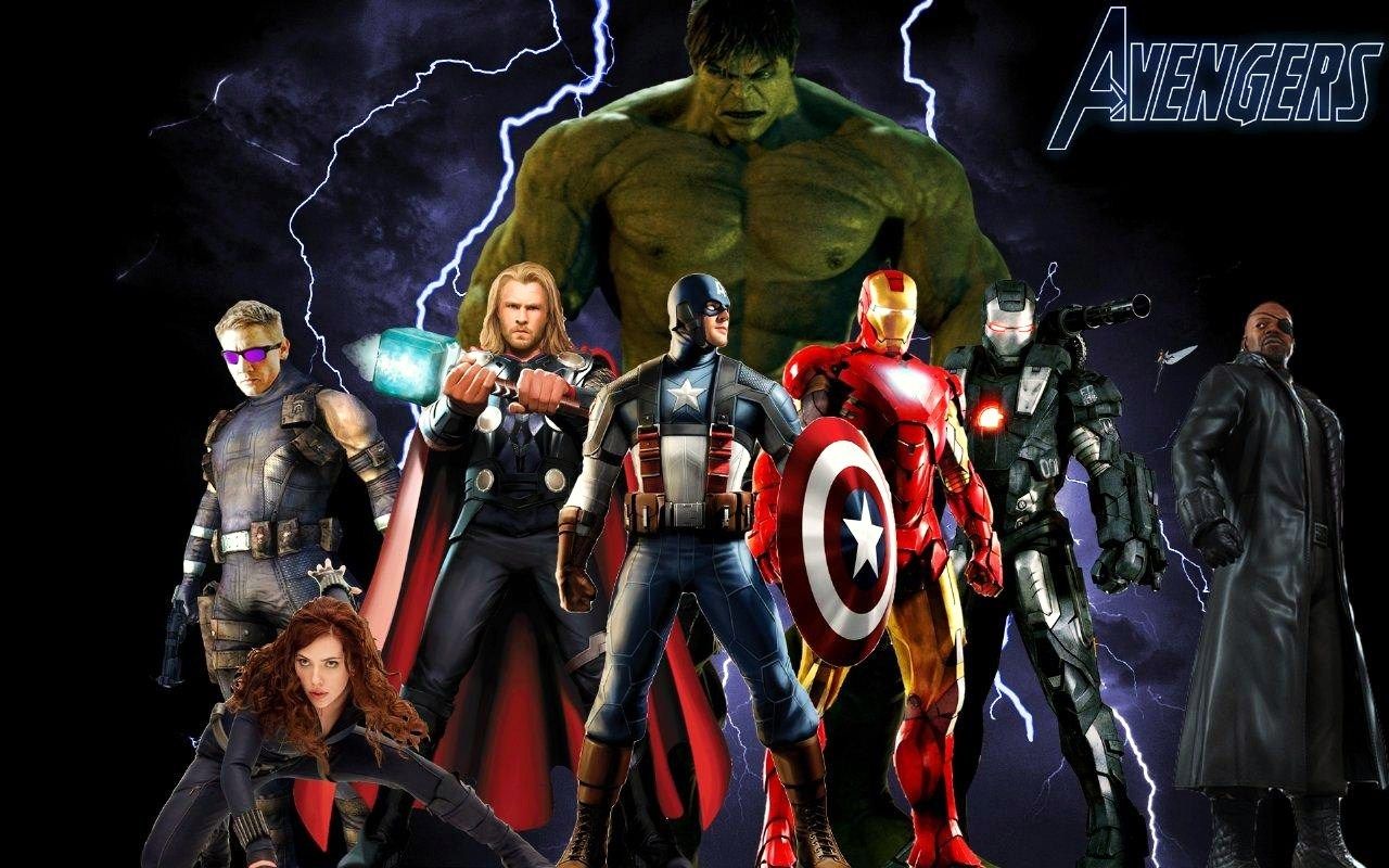 The Avengers supereroi gruppo, 1280x800 HD, Desktop