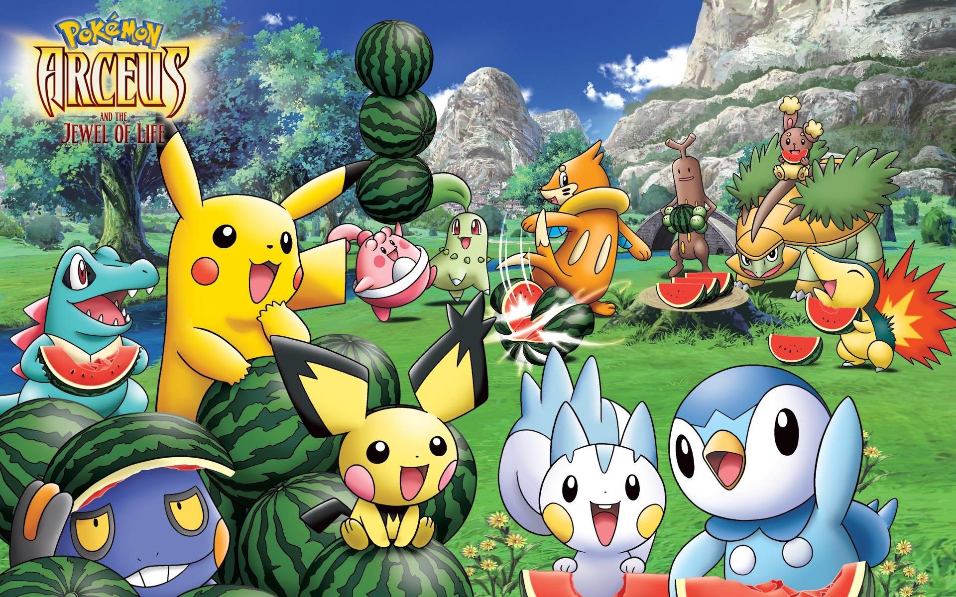 Pikachu e Pokémon Arceus, tipo elettro, 1920x1200 WUXGA, Laptop