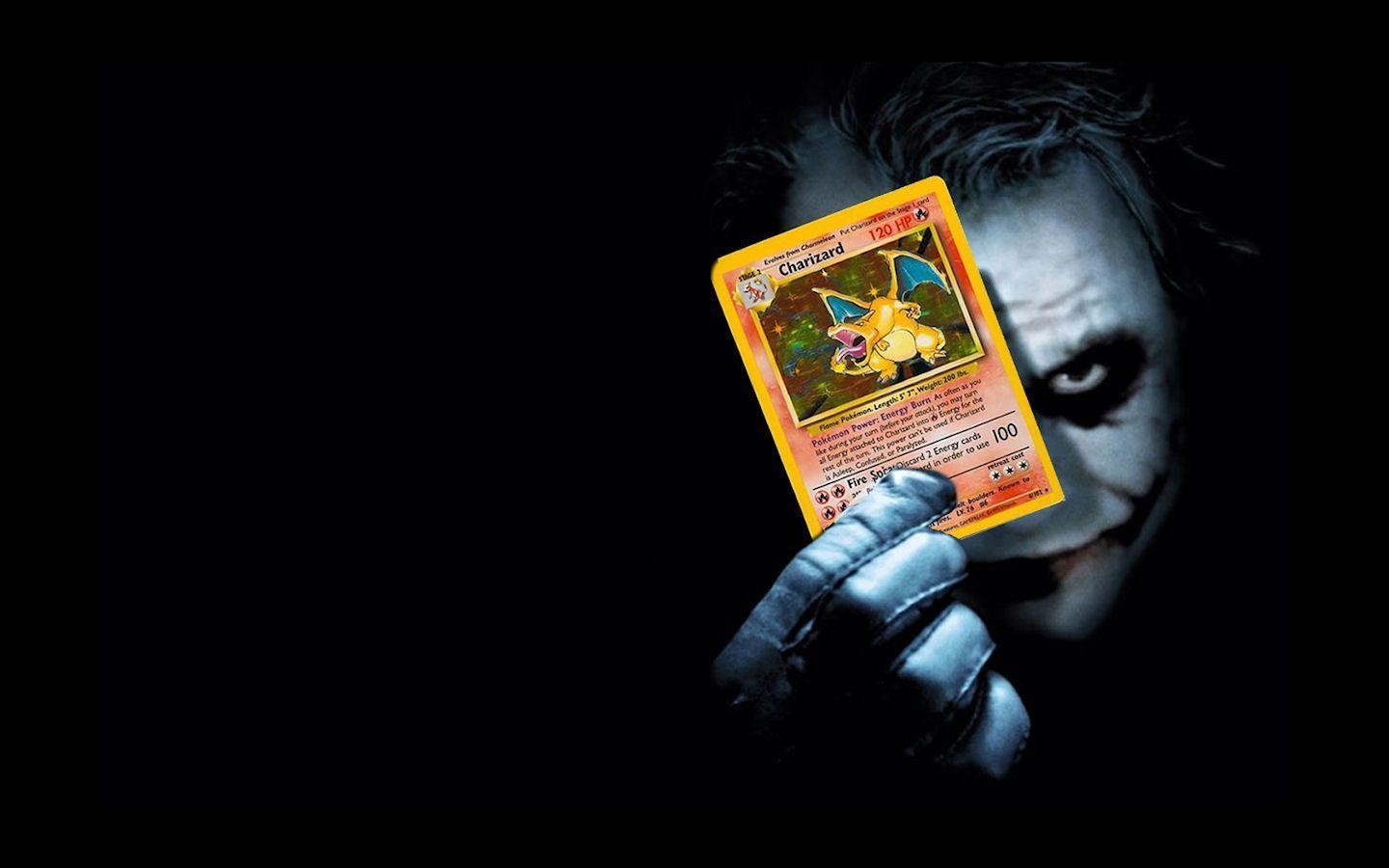 Joker con carta Pokémon, nemesi di Batman, 1440x900 720p, Laptop