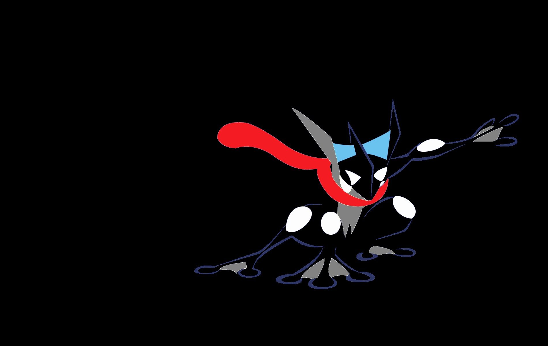 Greninja Pokémon sfondo nero, 1900x1200 900p, Desktop