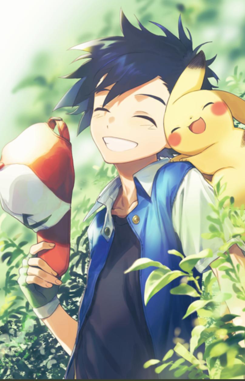 Ash e Pikachu insieme, Pokémon, 808x1256 Verticale, Mobile