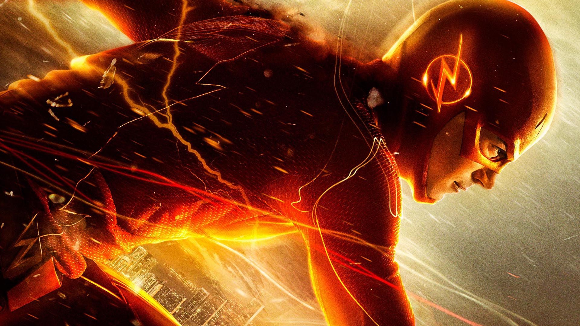 The Flash in corsa, 1920x1080 1080p, Desktop