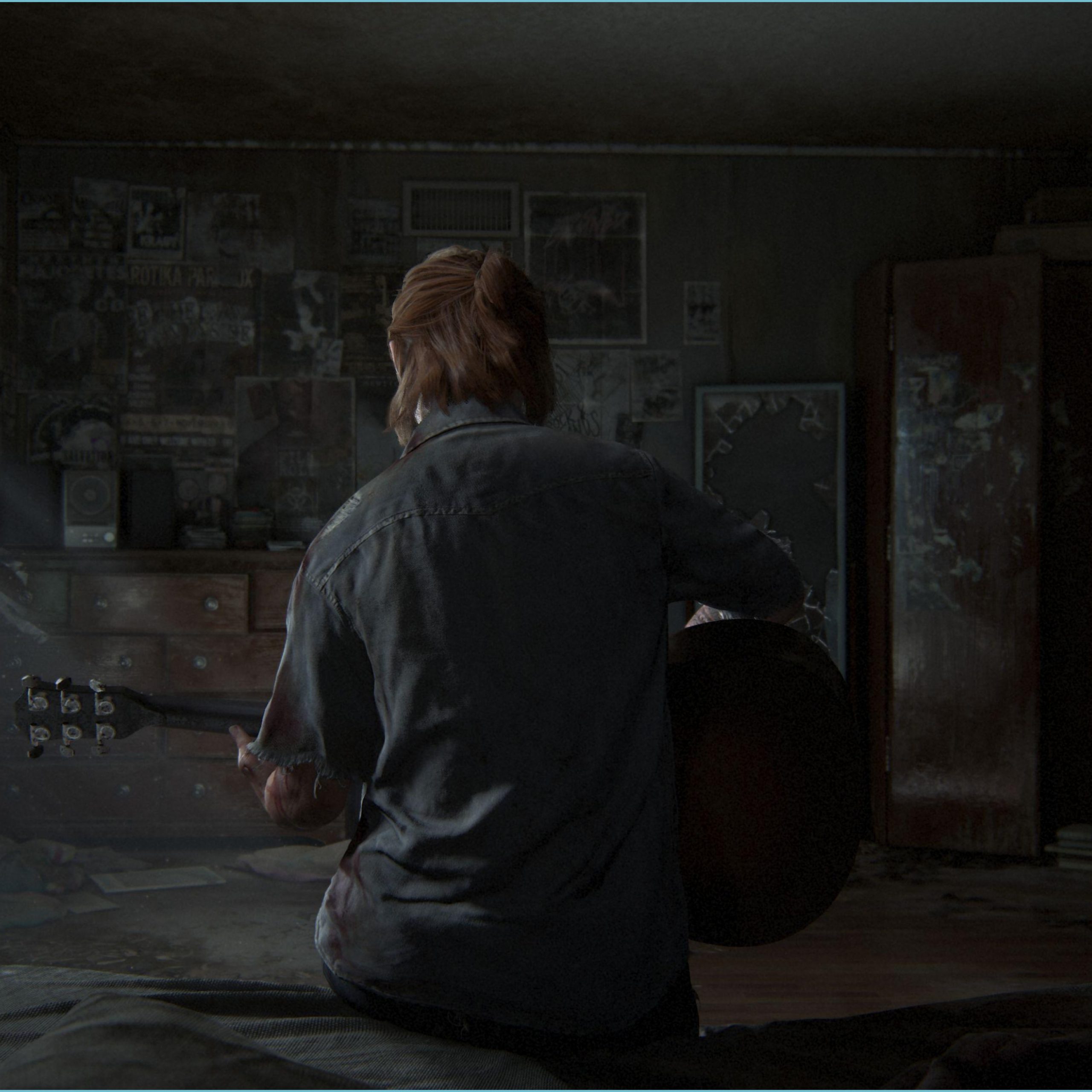 Ellie chitarra The Last of Us, 2560x2560 2K, PC