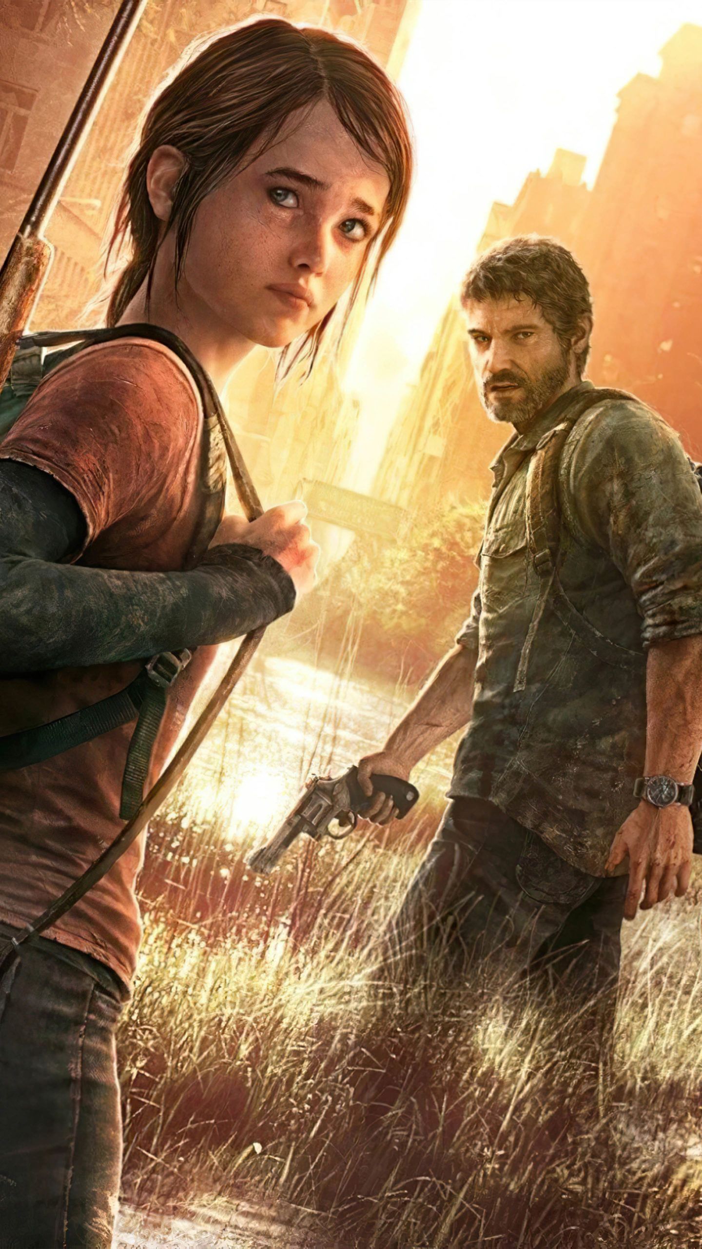 Ellie e Joel, The Last of Us, 1440x2560 Full HD Verticale, iPhone