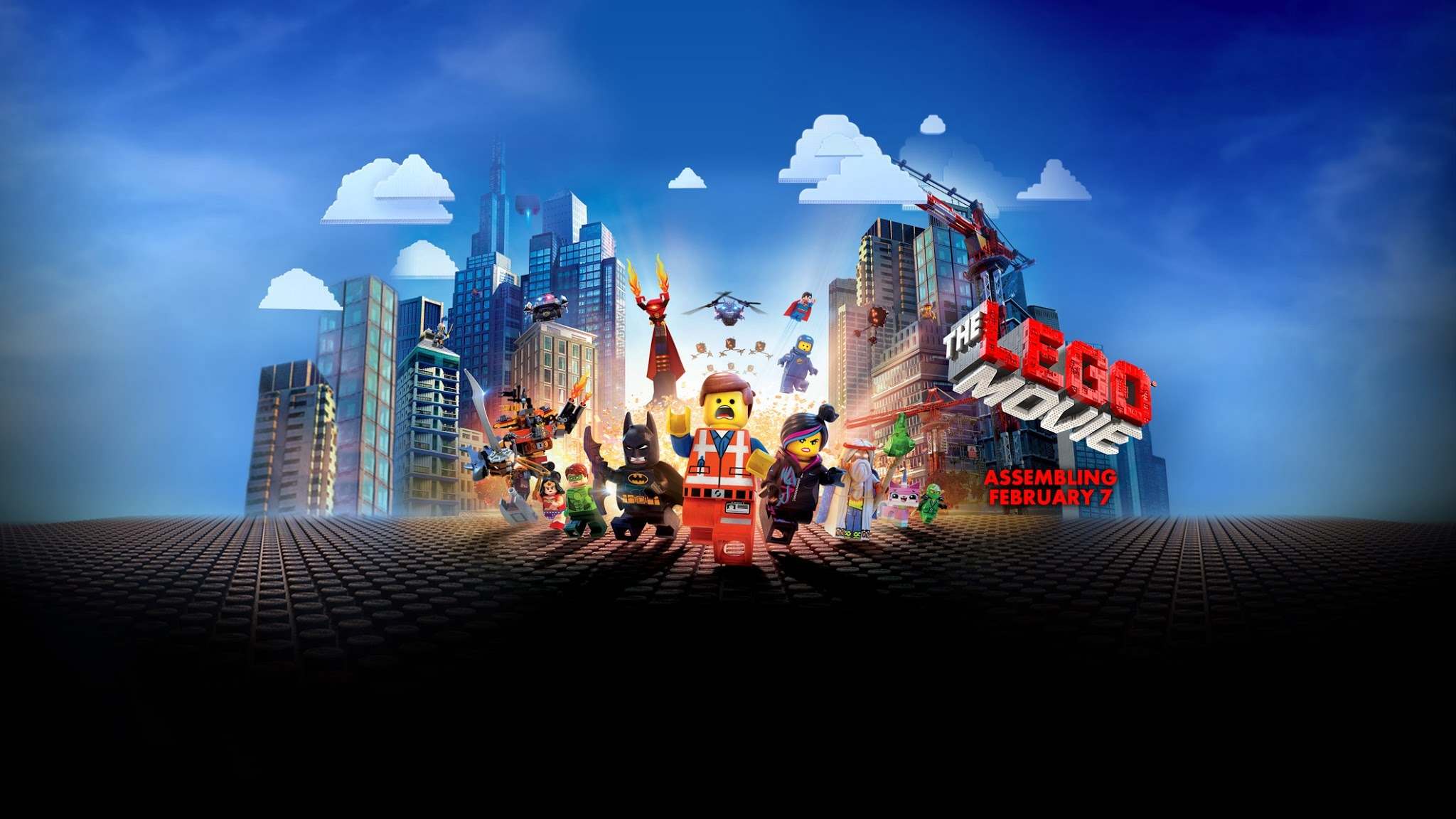 Personaggi Lego Movie città, 2048x1152 2K, iMac