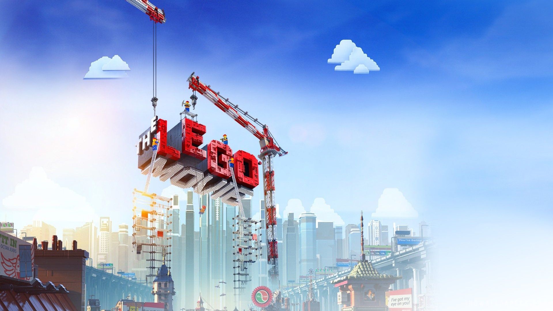 Gru LEGO Movie città, 1920x1080 Full HD, Desktop