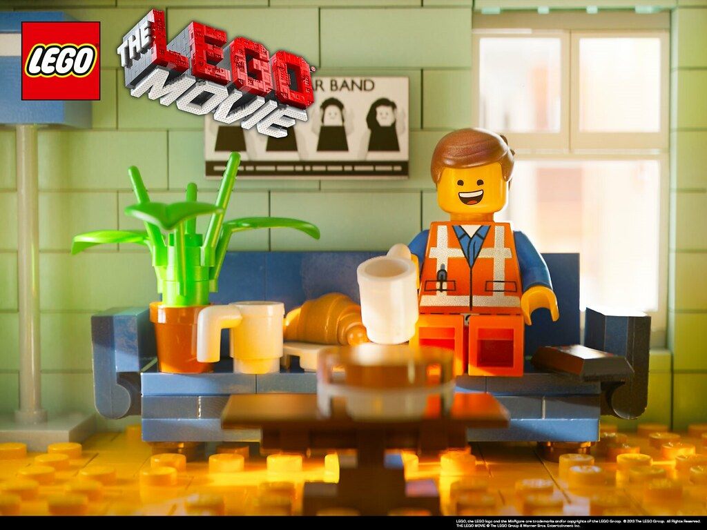 Emmet LEGO Movie divano, 1024x768 HD, PC Desktop