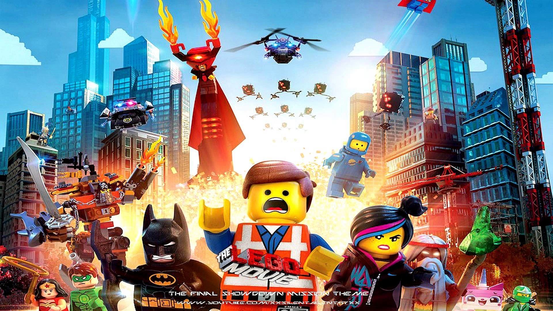 Personaggi LEGO Movie in città, 1920x1080 Full HD, PC Desktop