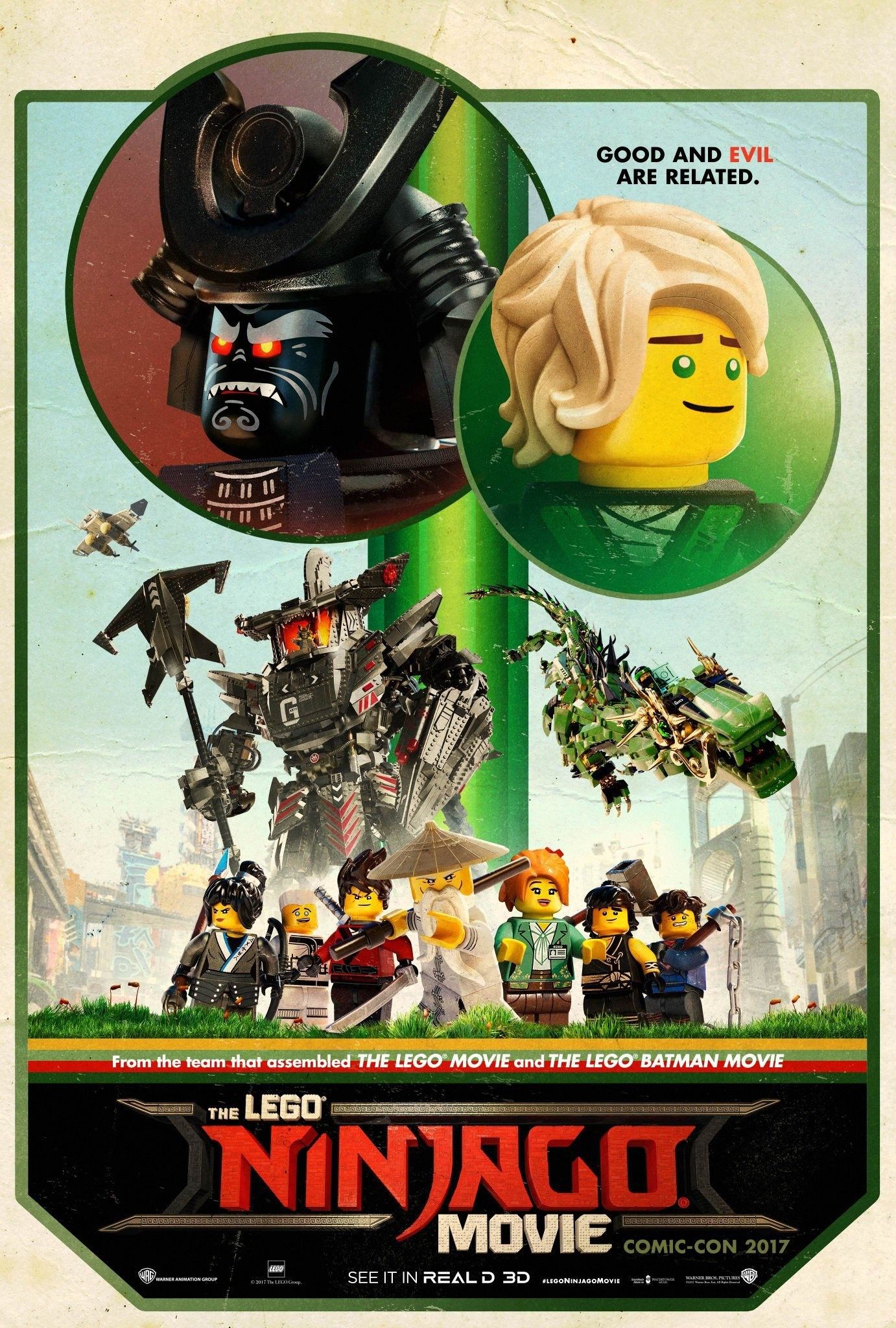 Poster Lego Ninjago Movie, 1382x2048 Full HD Verticale, iPhone