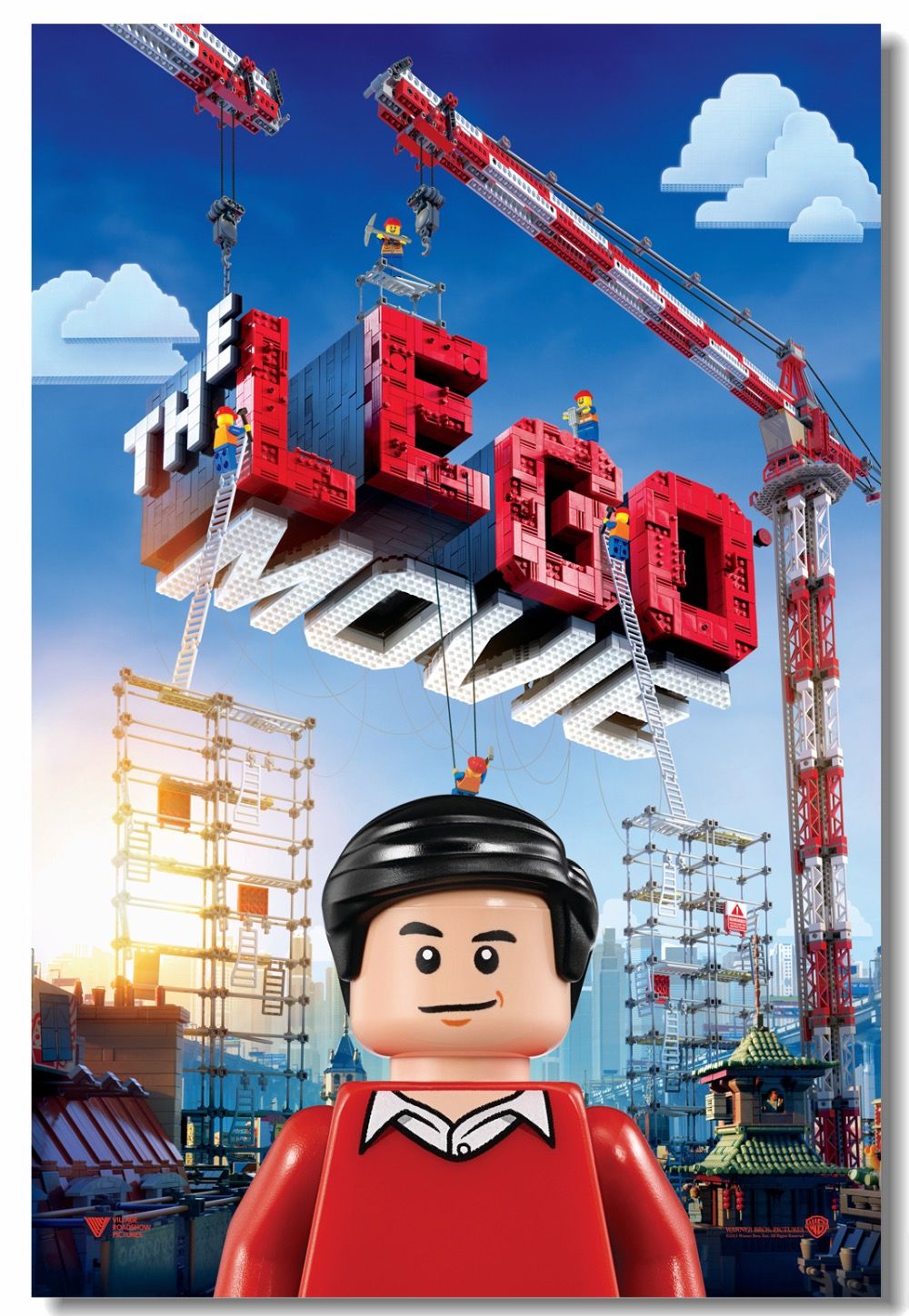 Poster The Lego Movie, 1000x1449 Verticale, Mobile