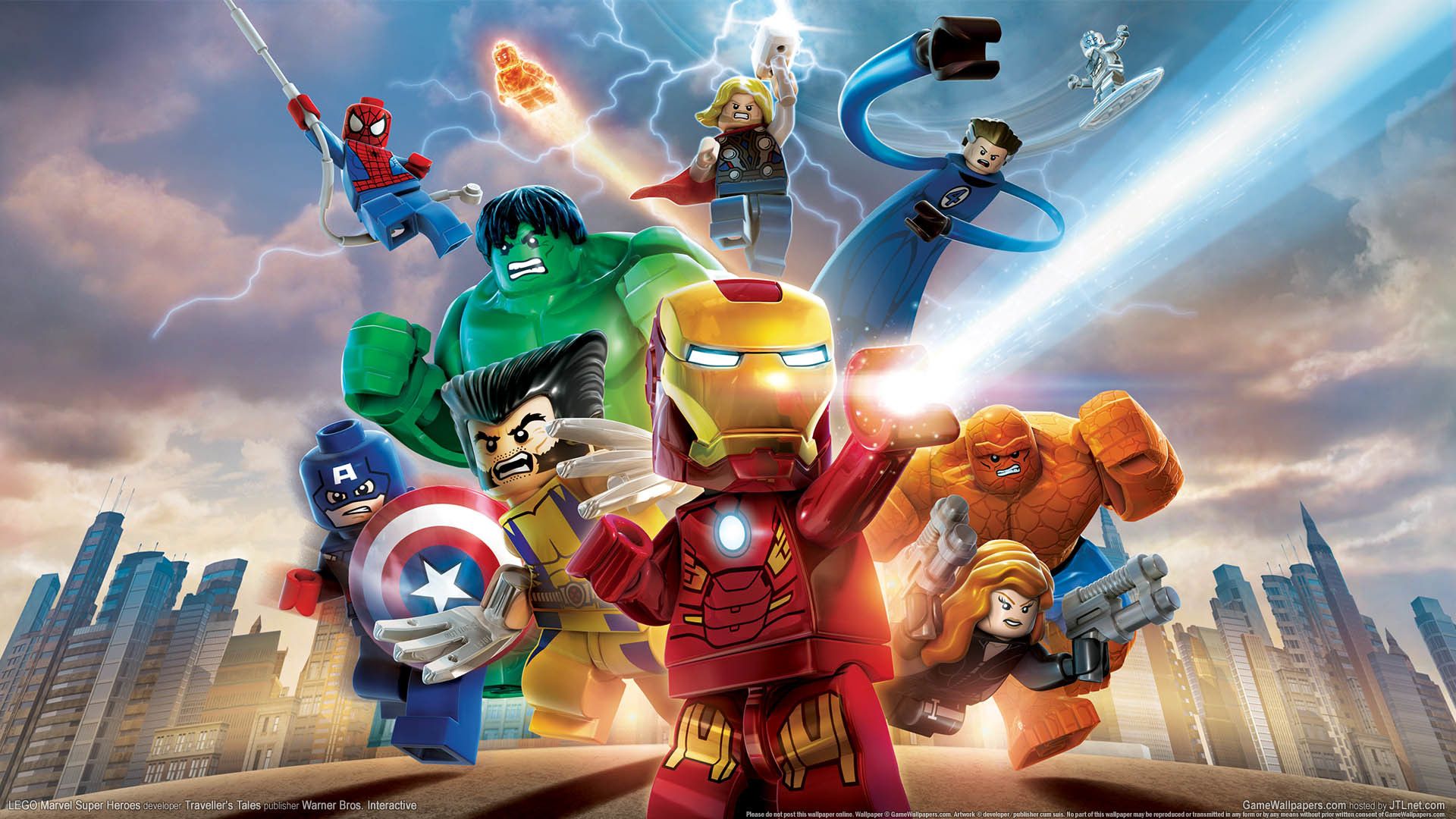 Lego Avengers supereroi Marvel, MCU, 1920x1080 Full HD, Desktop