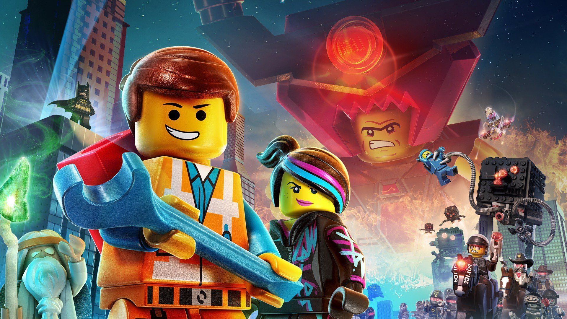 Personaggi LEGO Movie colorati, mattoncini, 1920x1080 1080p, Desktop