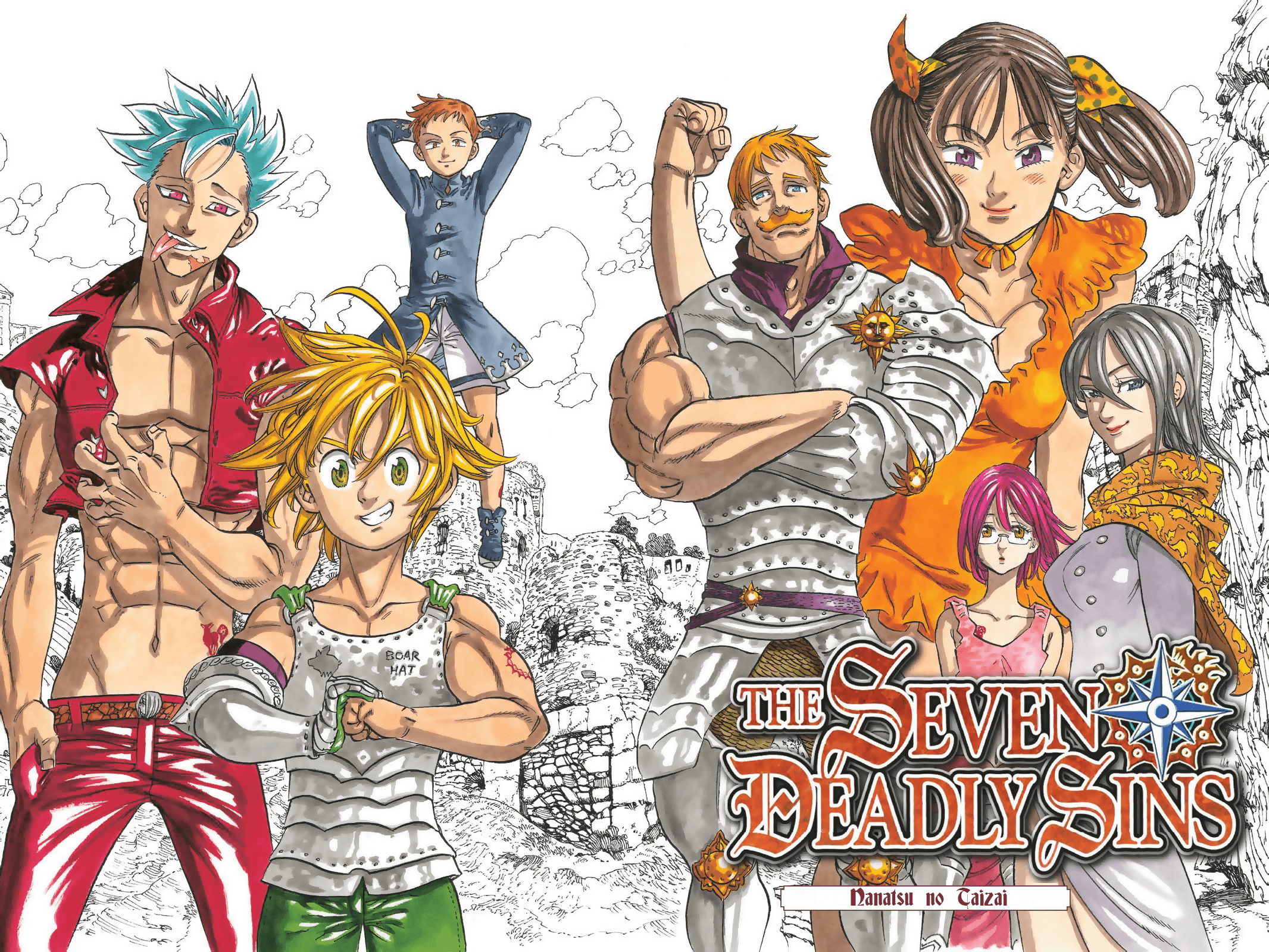 The Seven Deadly Sins personaggi anime, 2132x1600 alta risoluzione, Desktop