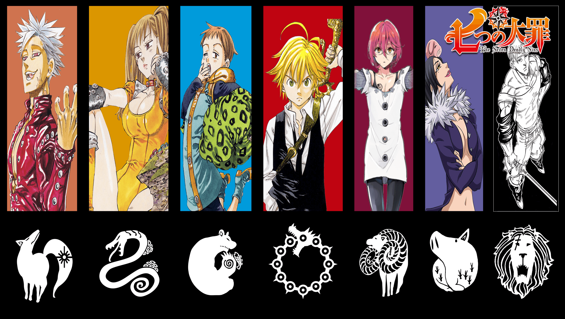 Personaggi Seven Deadly Sins anime, 1980x1120 Full HD 1080p, iMac