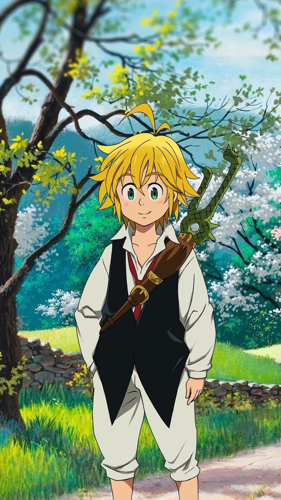 Meliodas, Seven Deadly Sins anime, The Seven Deadly Sins, 1080x1920 Verticale, Telefono