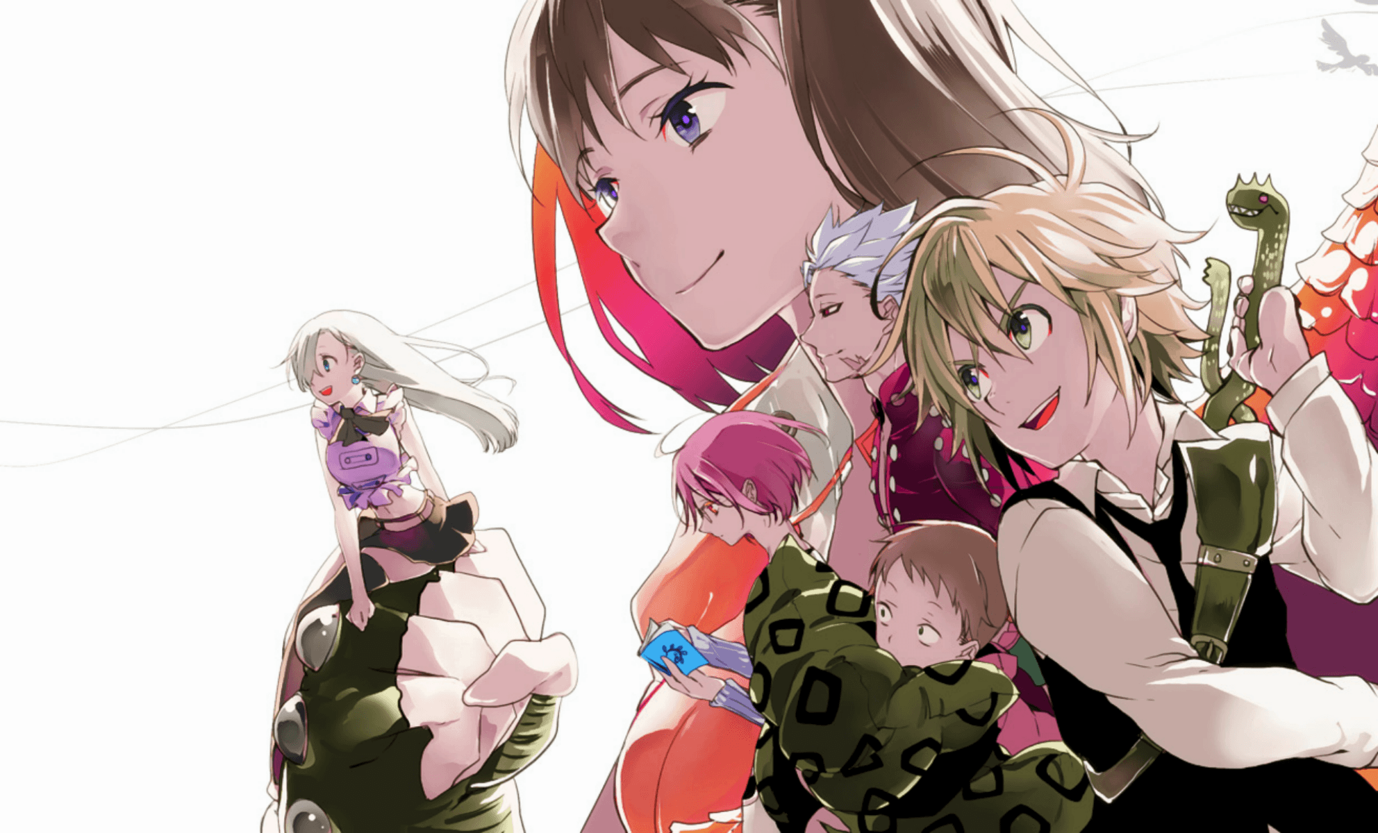 The Seven Deadly Sins personaggi anime, 1984x1200 Full HD+ WUXGA, Laptop