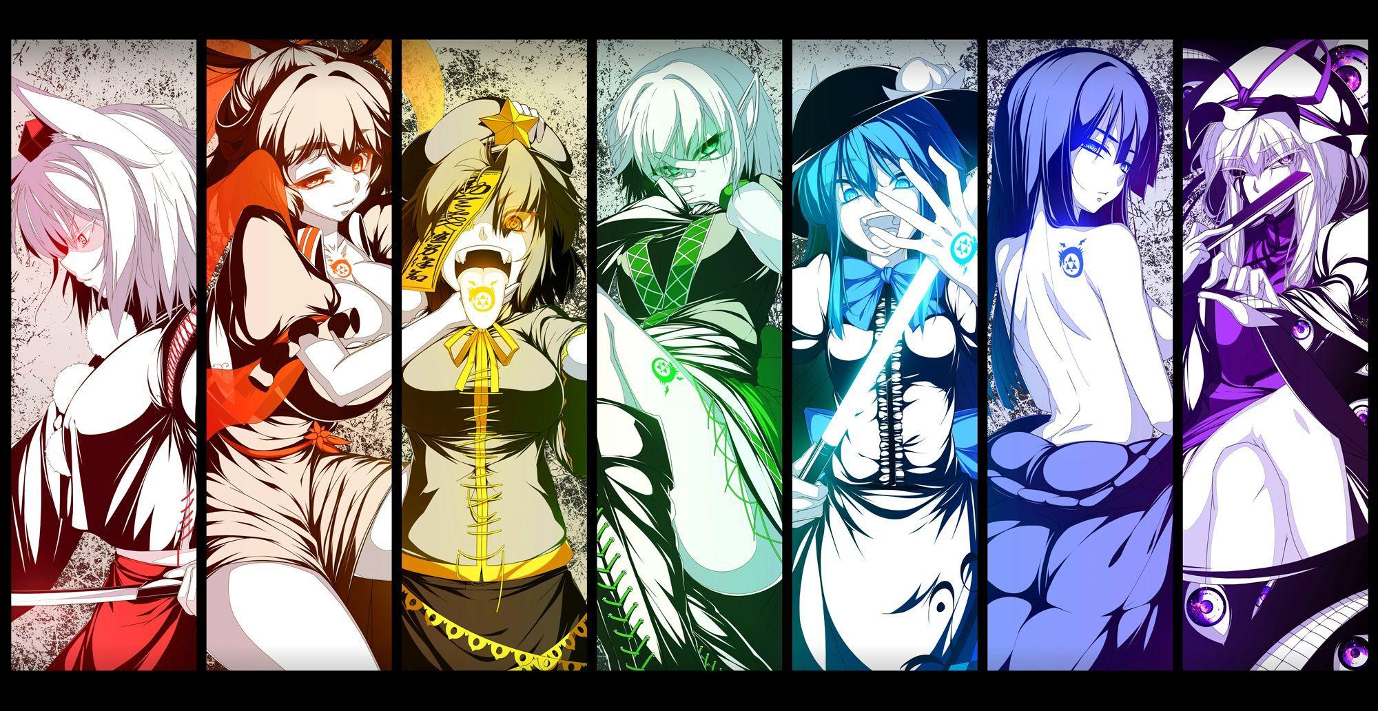 Sette peccati capitali anime, 2000x1032 2K, PC Desktop