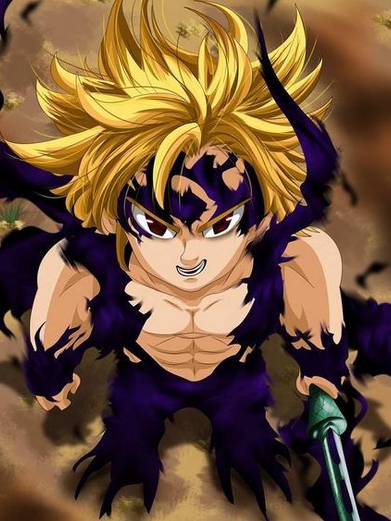 Meliodas demone, Seven Deadly Sins, The Seven Deadly Sins, 768x1024 Verticale, Mobile