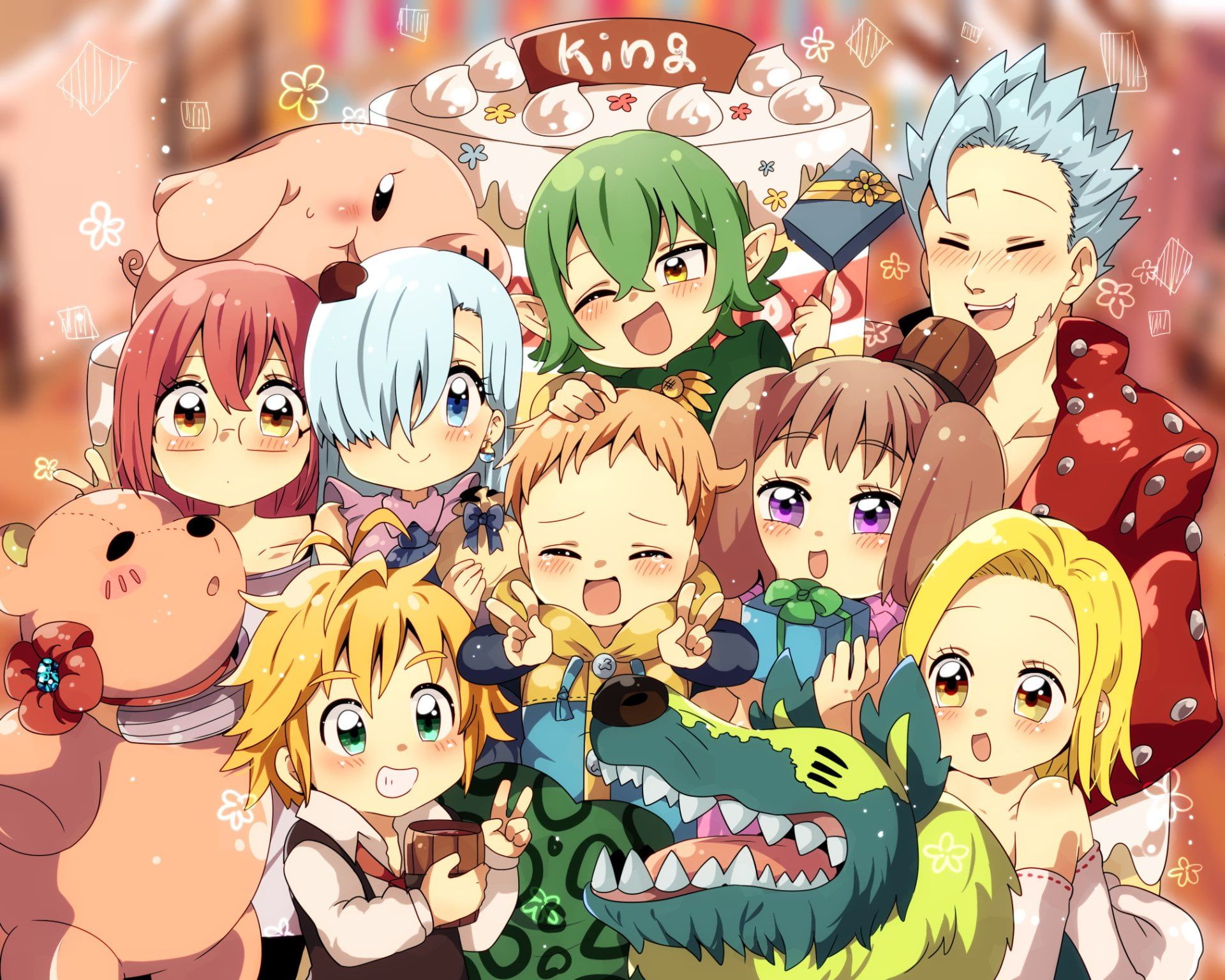 Seven Deadly Sins personaggi chibi, 1920x1536 Full HD+ WUXGA, iMac