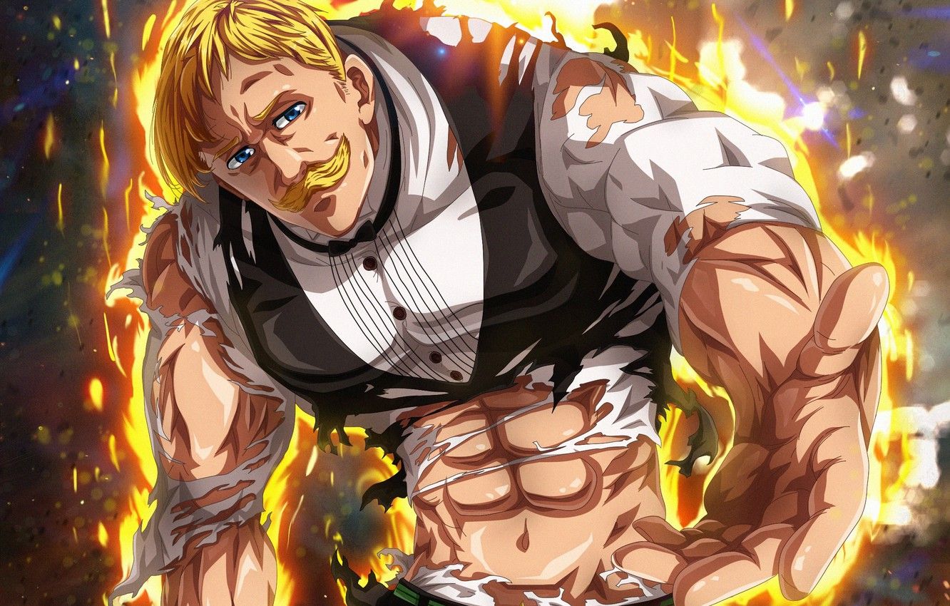 Escanor, Seven Deadly Sins, 1332x850 HD, Desktop