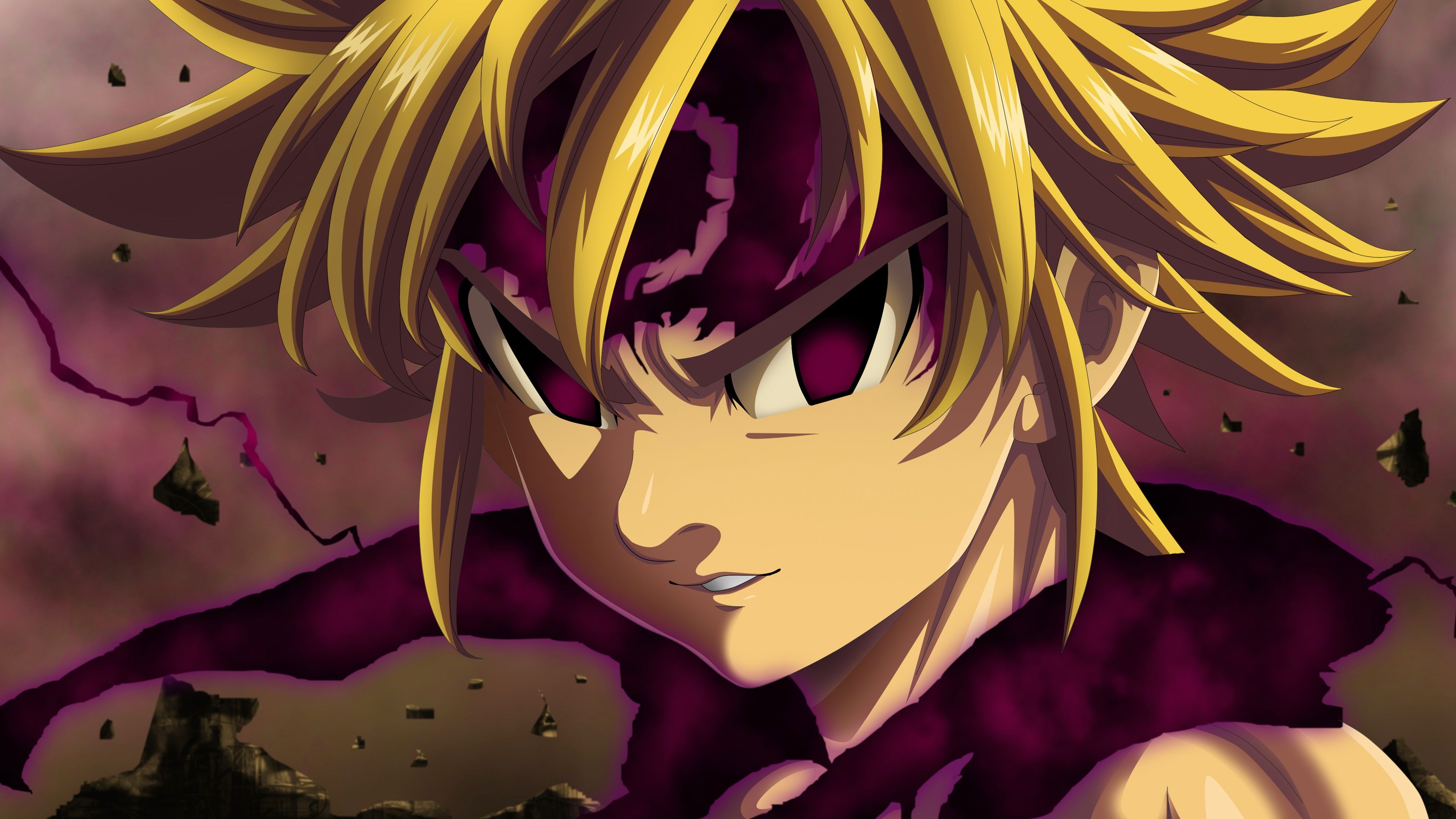 Meliodas The Seven Deadly Sins, 3840x2160 UHD, PC 4K