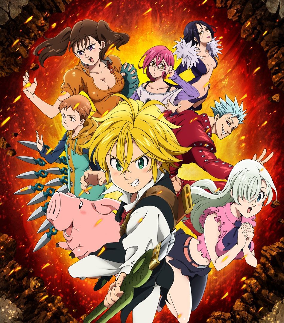 Seven Deadly Sins personaggi anime, 949x1078 Full HD Verticale, Smartphone