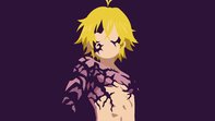 Meliodas, Seven Deadly Sins, minimalista, 3840x2160 UHD, PC 4K