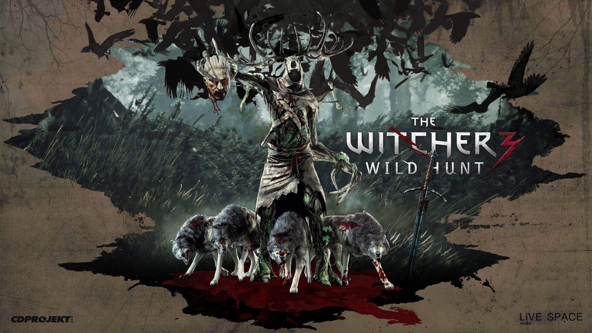 The Witcher 3 lupi arte, 1920x1080 1080p, Desktop