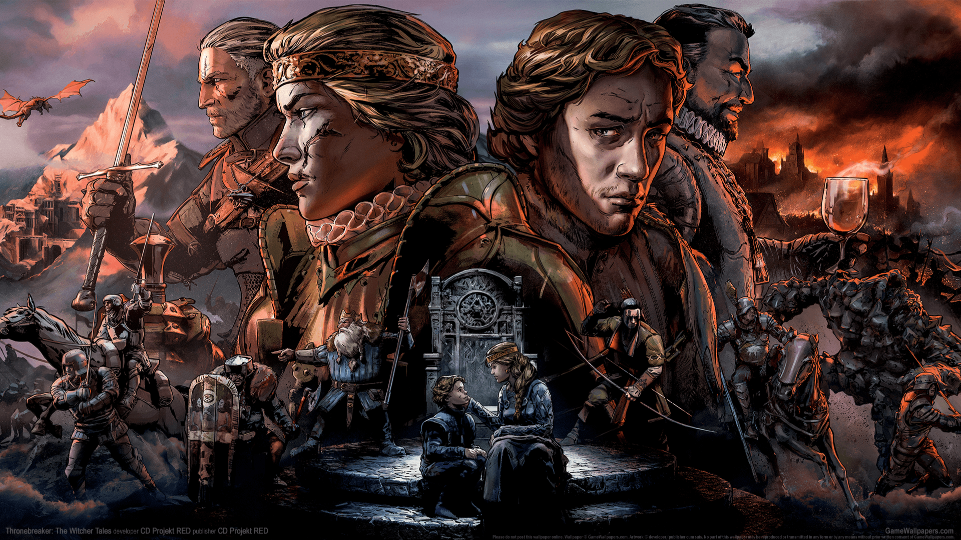 Thronebreaker The Witcher Tales, 1920x1080 1080p, PC Desktop