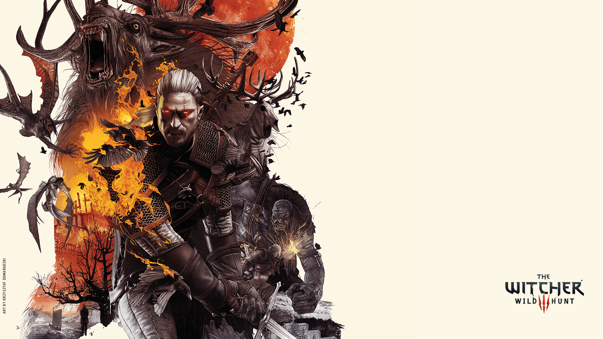 Geralt The Witcher Wild Hunt, 1920x1080 Full HD 1080p, Desktop