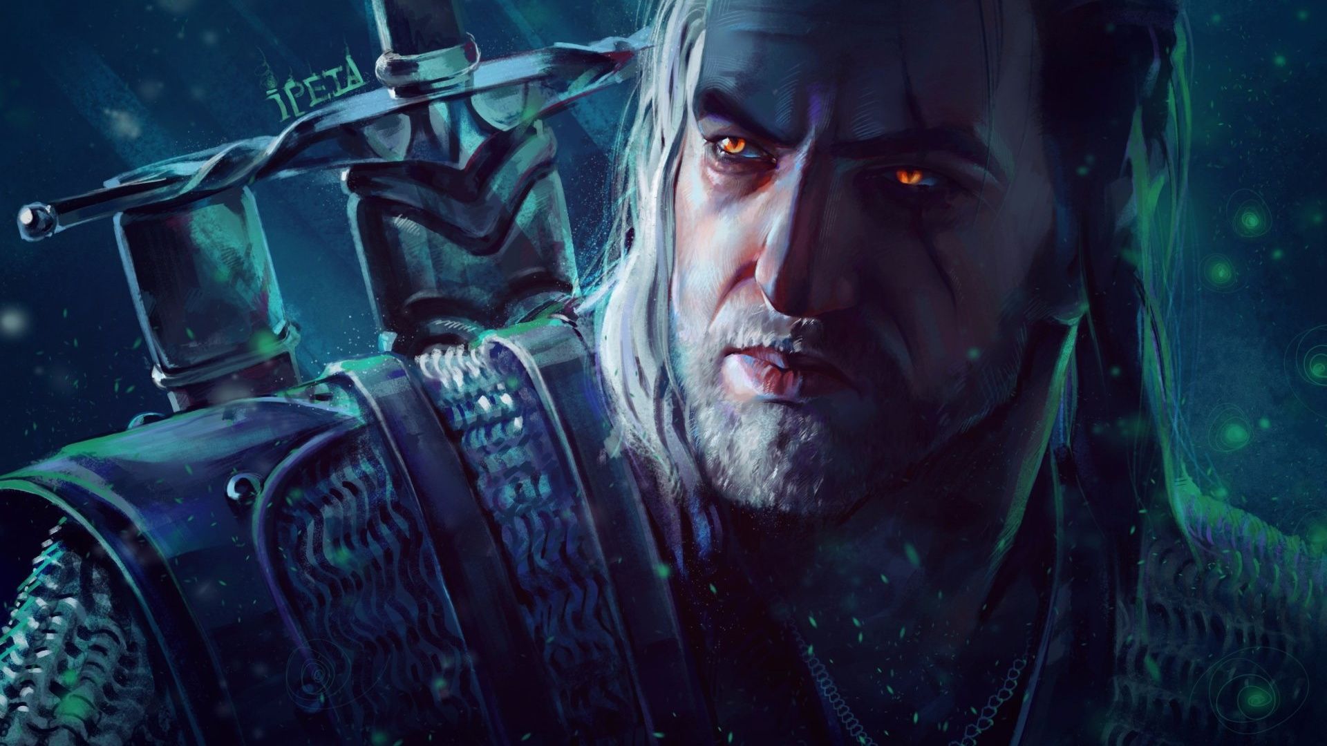 Geralt di Rivia, The Witcher, 1920x1080 1080p, PC