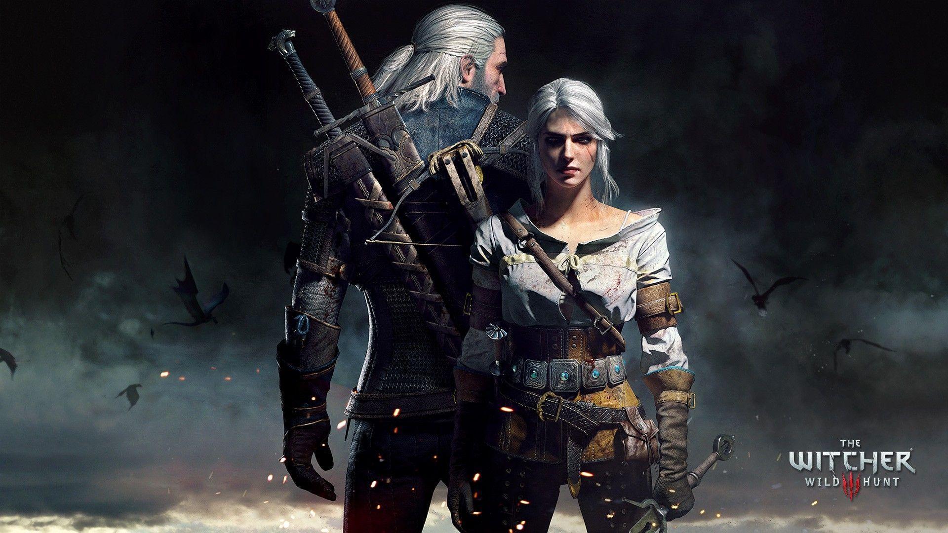 Geralt e Ciri, The Witcher, 1920x1080 Full HD, Laptop