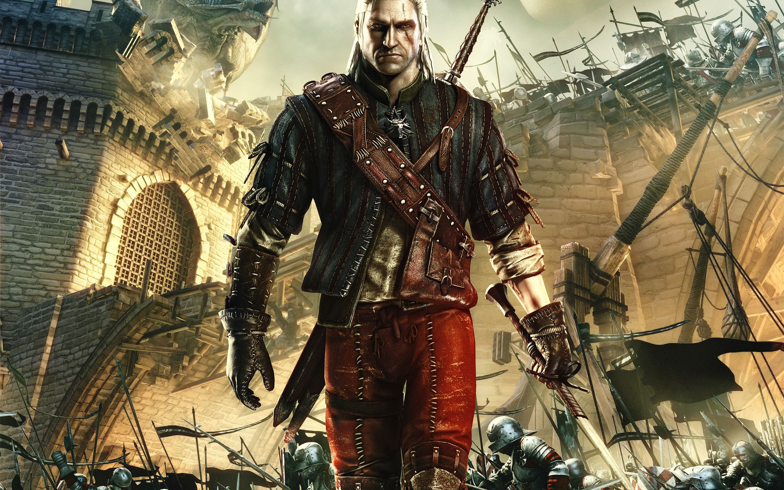 Geralt di Rivia, The Witcher 2, 2560x1600 2K, Desktop