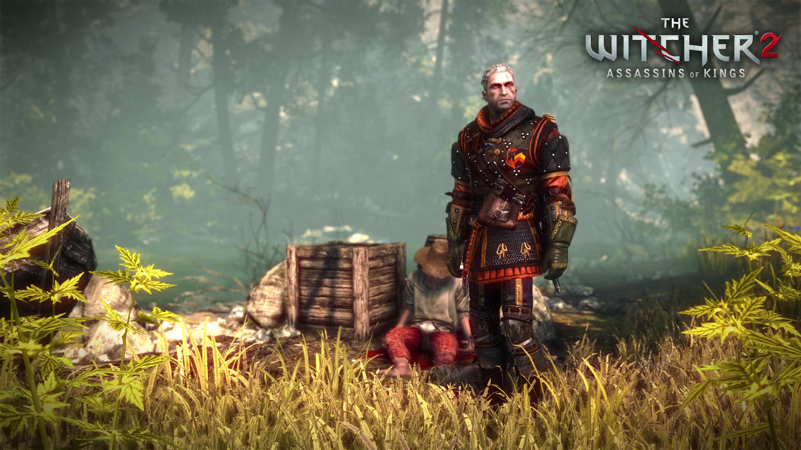 The Witcher 2 Geralt foresta, 2560x1440 2K QHD, PC