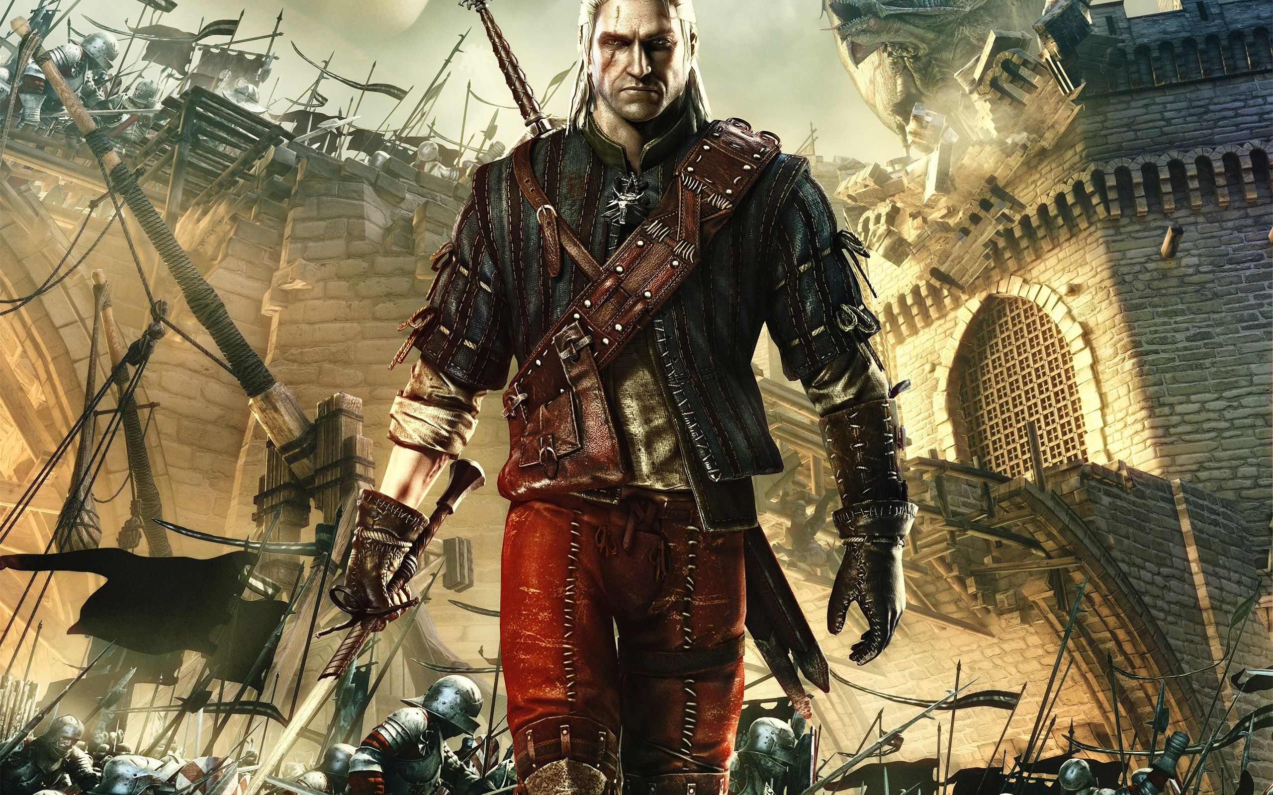 Geralt of Rivia, Witcher 2, 2560x1600 WQXGA, Laptop