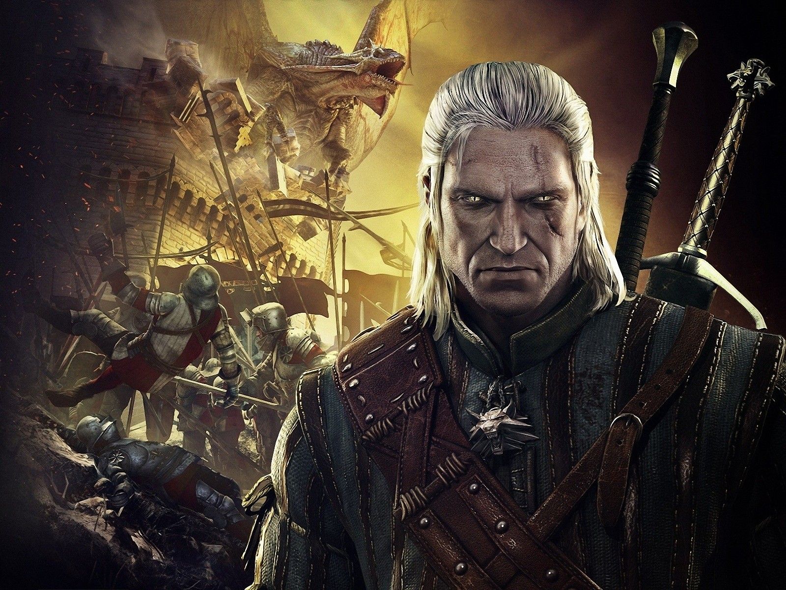Geralt of Rivia, The Witcher, 1600x1200 900p, HP Laptop