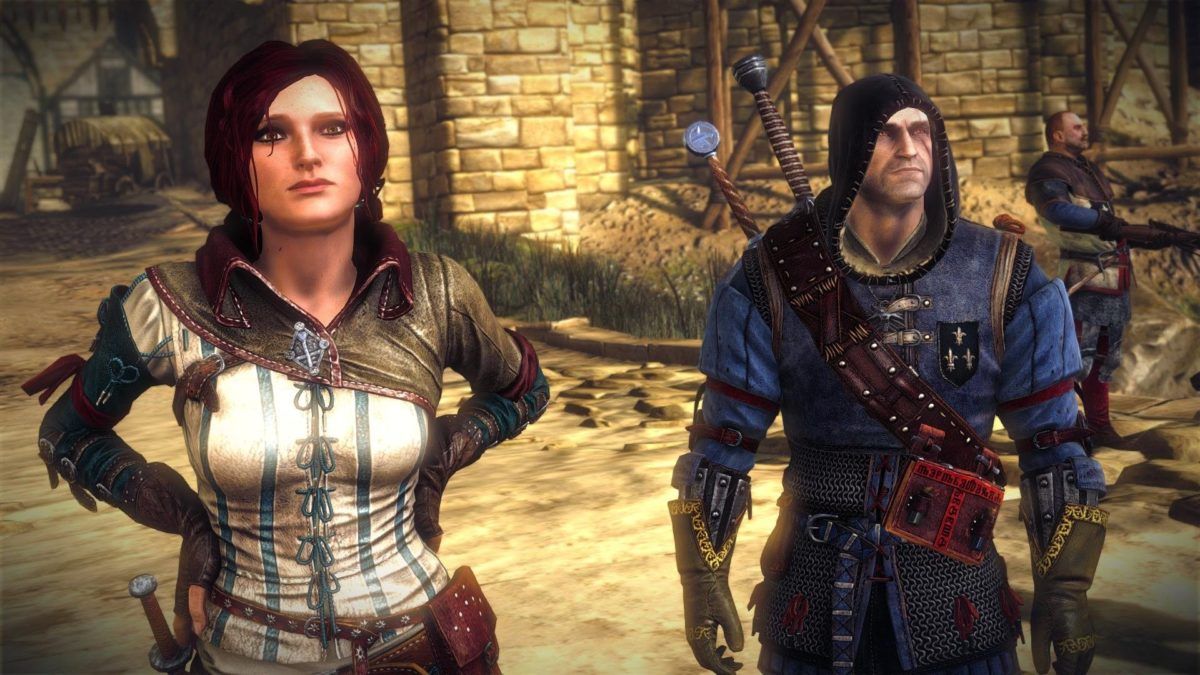 Geralt e Triss Merigold, Witcher 2, 1200x675 HD, PC