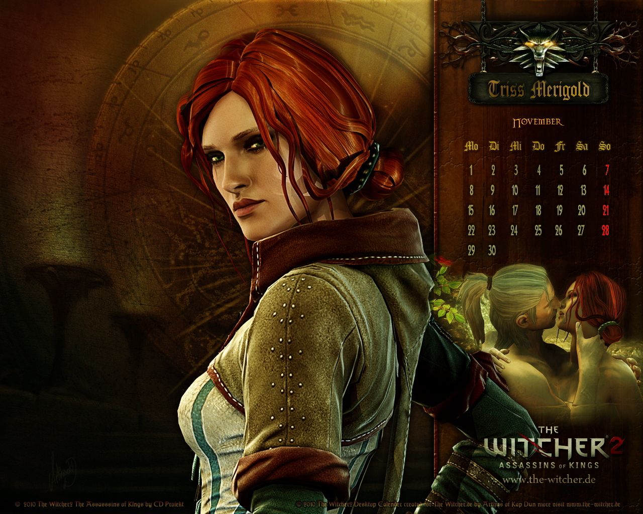 Triss Merigold The Witcher 2, 1280x1024 HD, Desktop