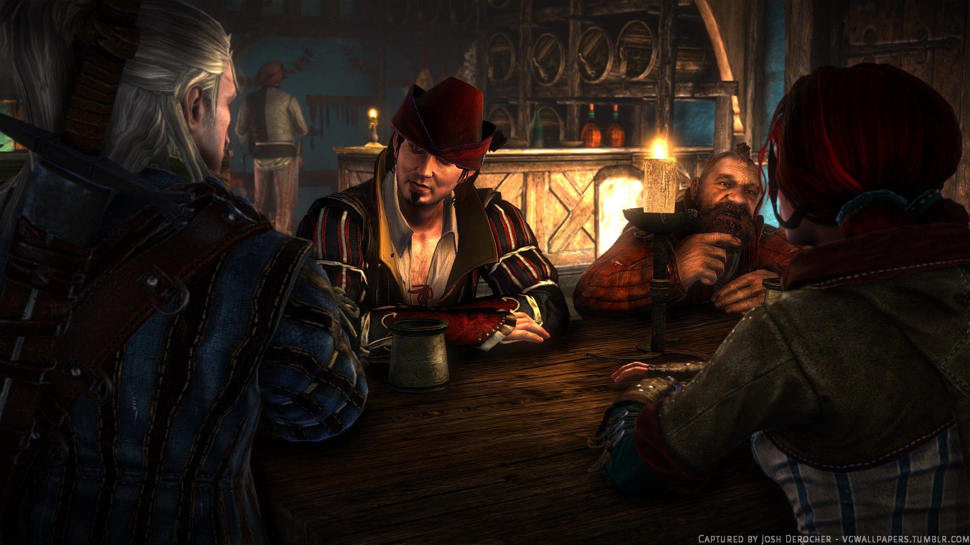 The Witcher taverna gioco carte, 1920x1080 Full HD 1080p, Desktop