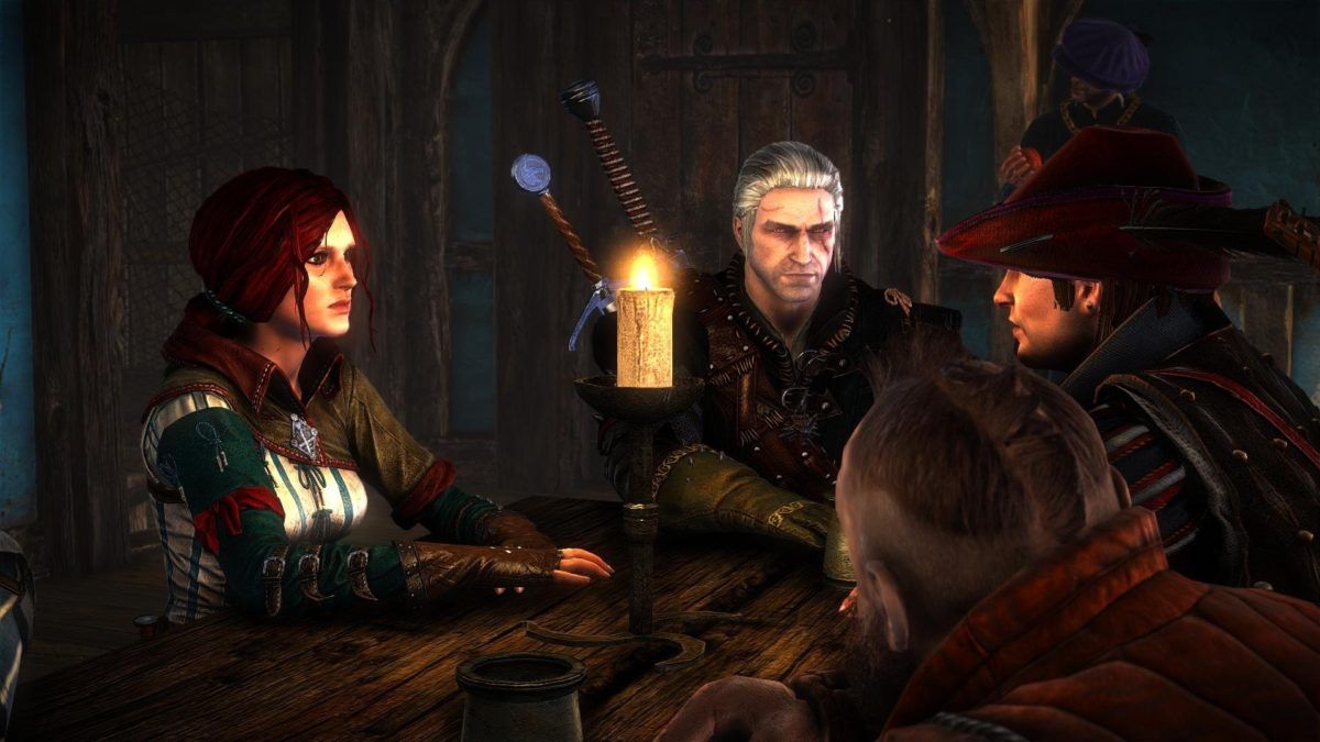 Geralt e compagni taverna, 1200x675 HD, Desktop