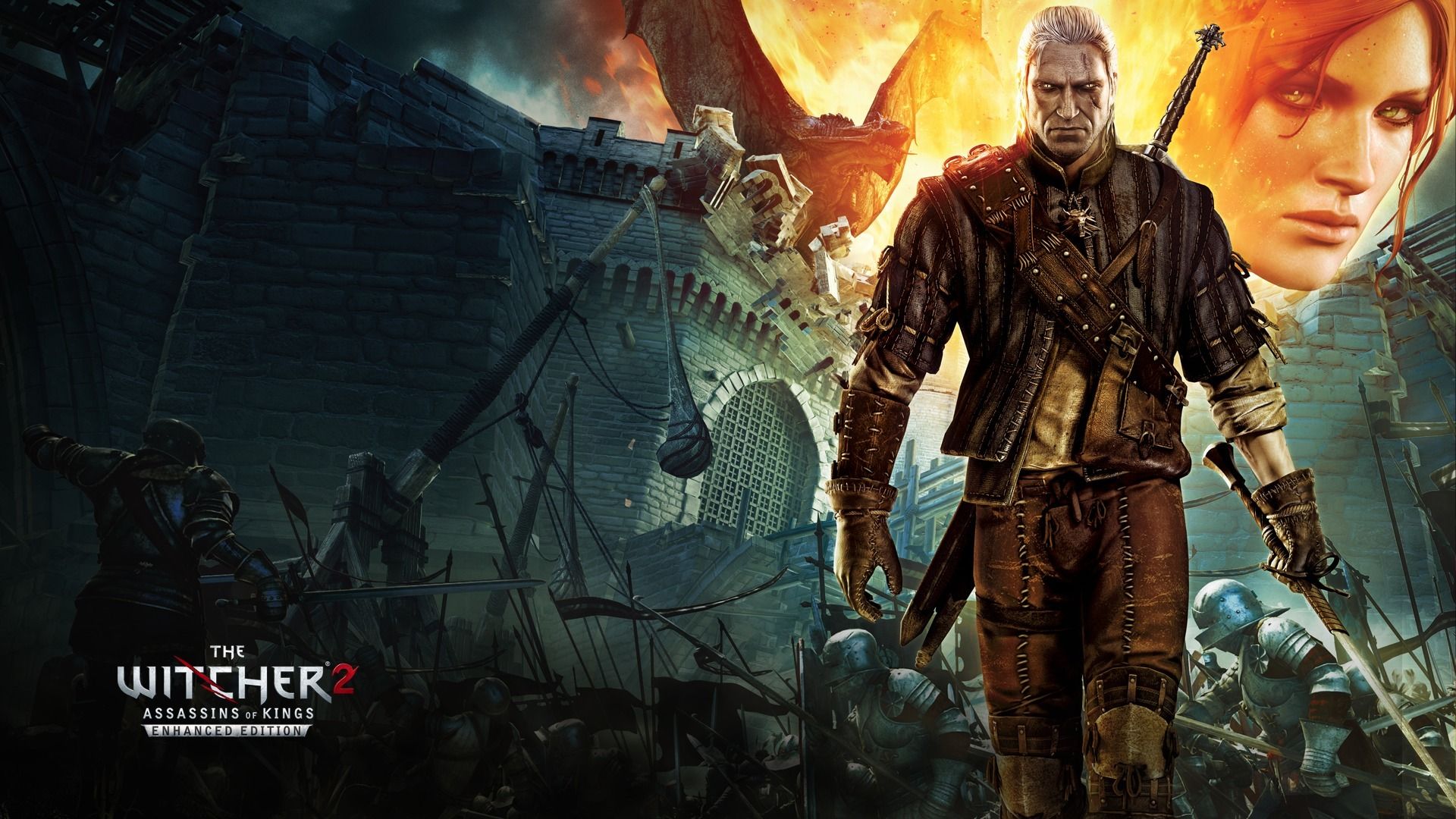 Geralt The Witcher 2 battaglia, 1920x1080 1080p, Desktop