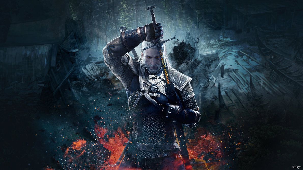 Geralt di Rivia, The Witcher, 1191x670 HD, Desktop