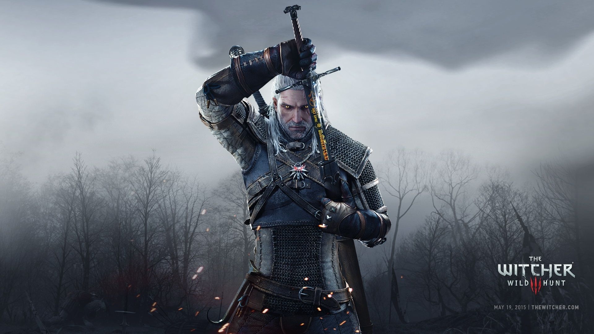 Geralt The Witcher 3, 1920x1080 Full HD, Monitor Gaming