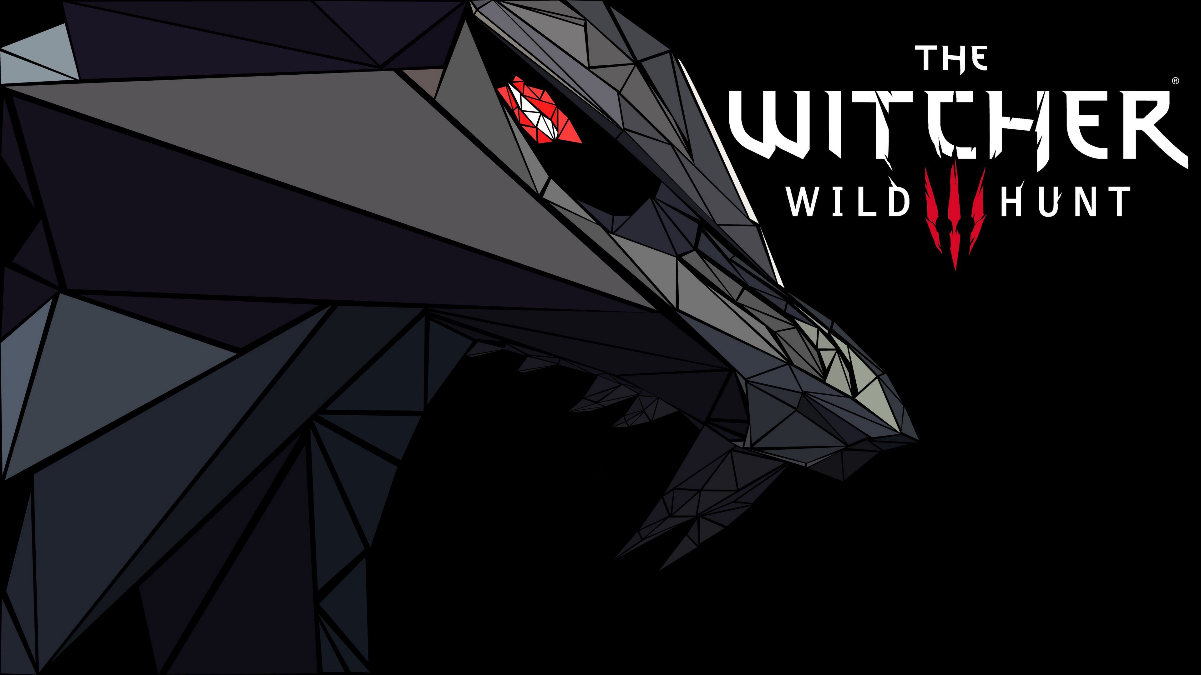 The Witcher 3 grifone logo, RPG, 3840x2160 Ultra HD, 4K TV