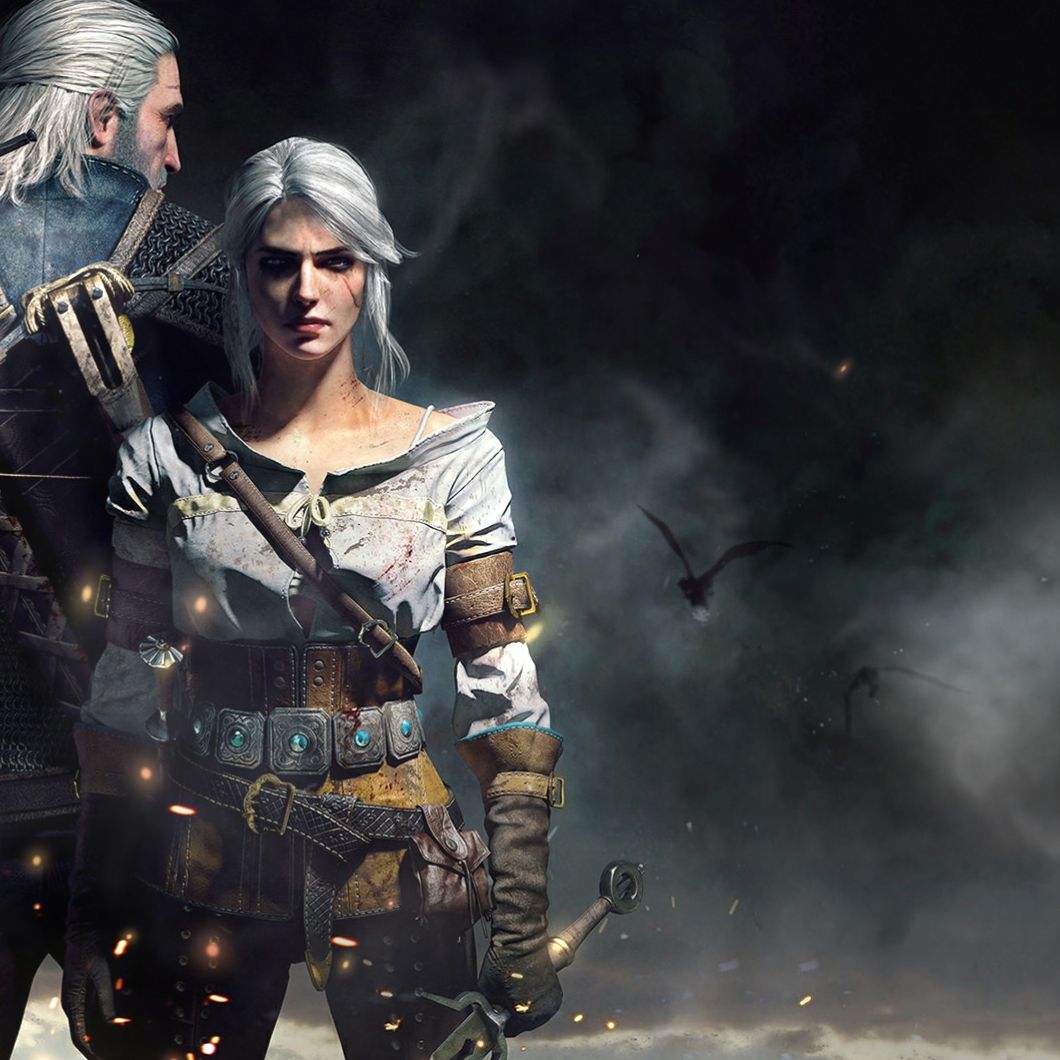 Geralt e Ciri, Witcher 3, Geralt di Rivia, 1060x1060 HD, Desktop
