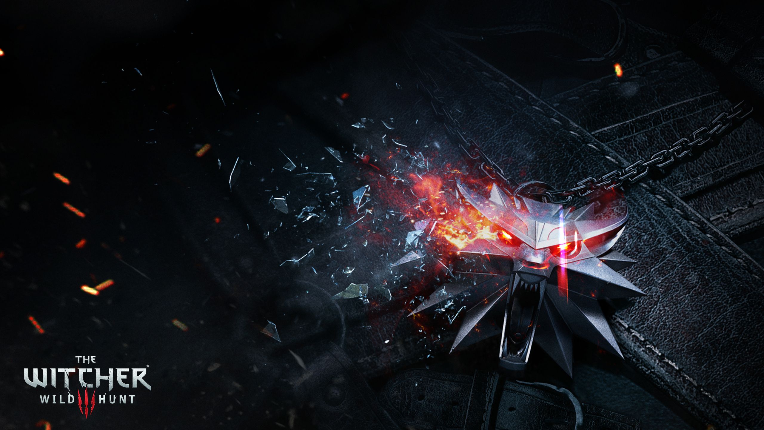 Medaglione lupo Witcher 3, 2560x1440 1440p, Desktop