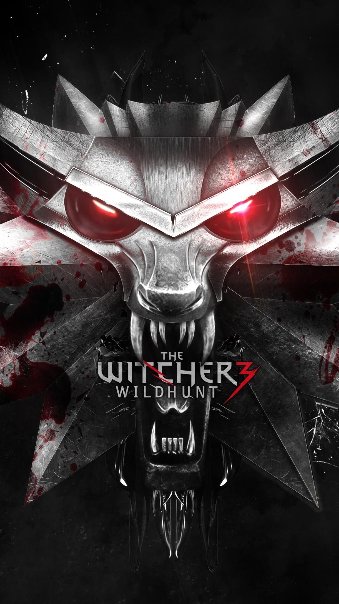 Witcher 3 medaglione lupo, 1080x1920 Verticale, Motorola